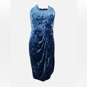 Jax Black Label Blue Crush Velvet Special Ocassion Dress